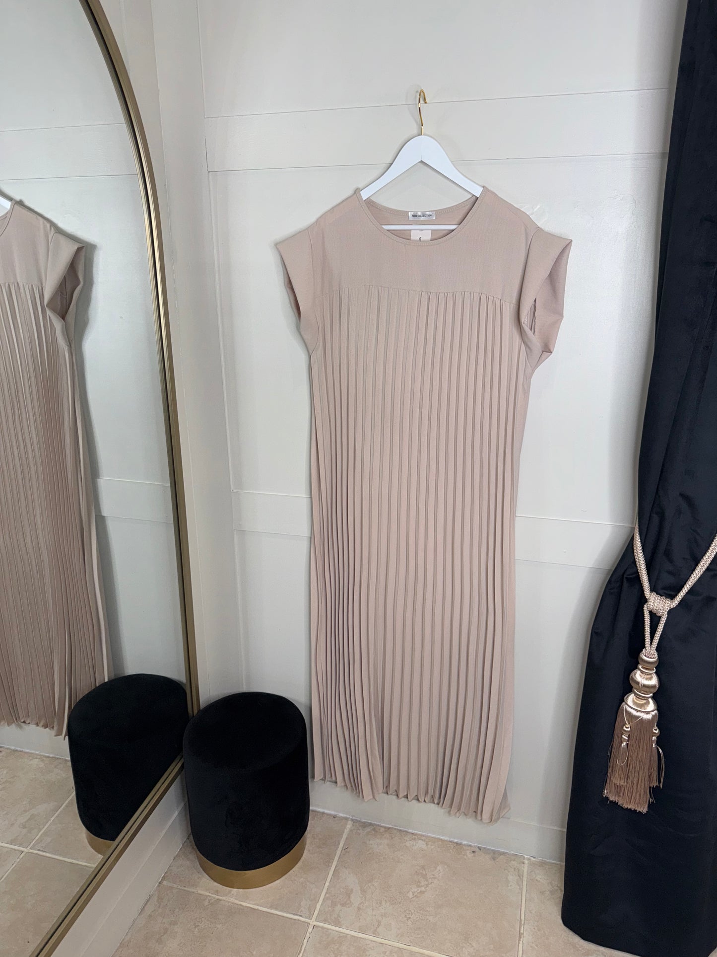 Pleated Maxi Dress