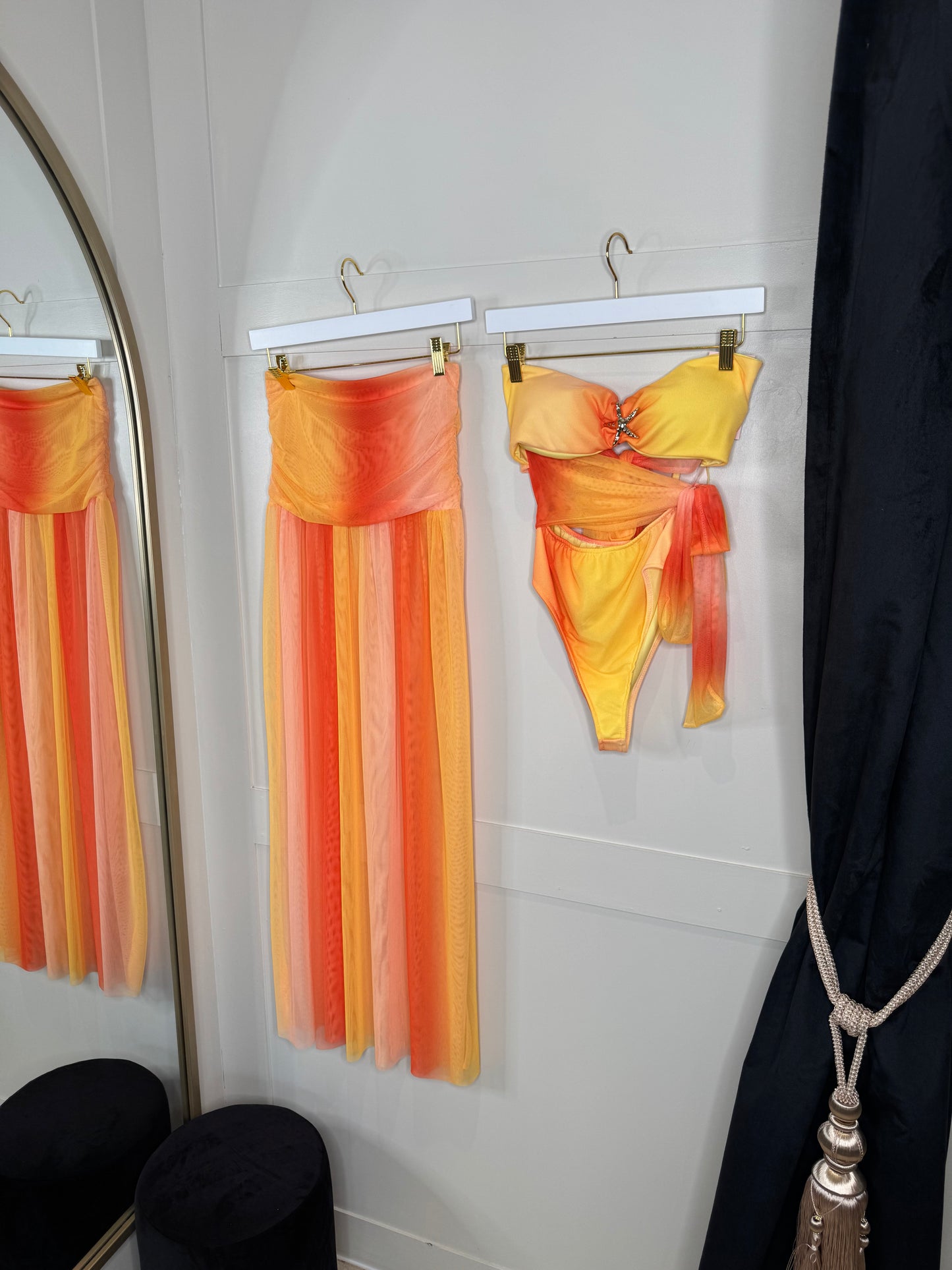 Multicoloured Starfish Beachwear Set