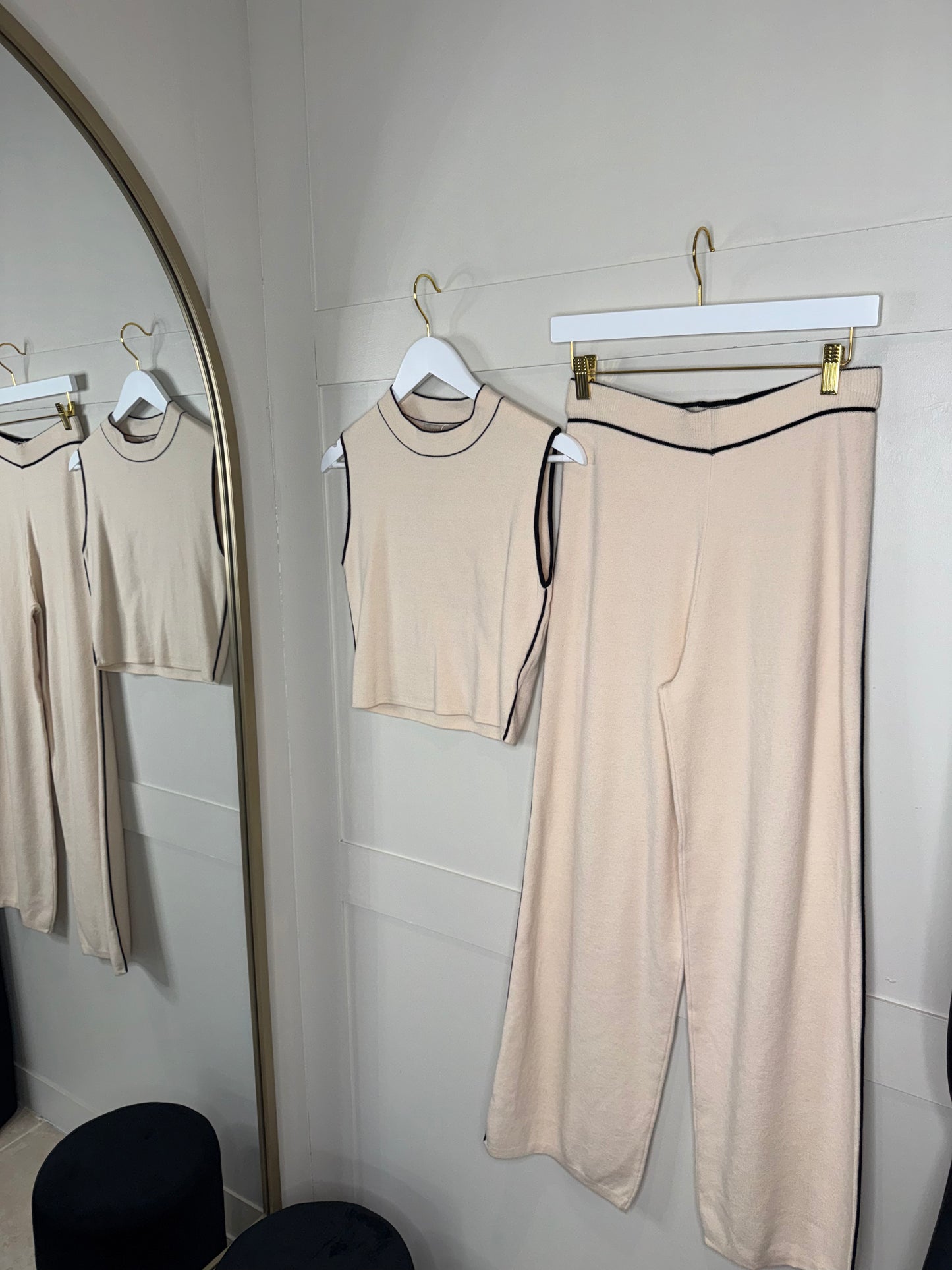 Contrast Piping Co-ord