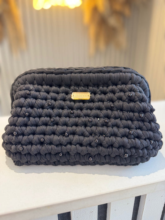 Loopy Luxe Large Pearly Clutch Bag