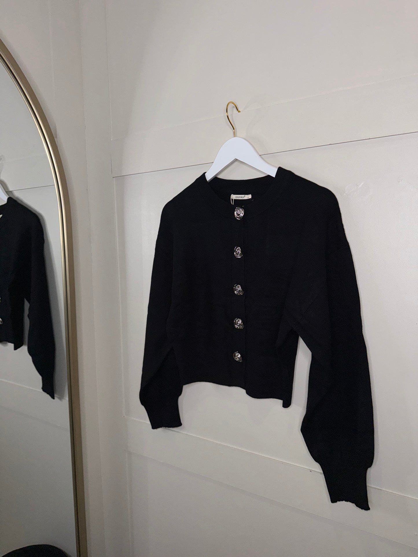 Balloon Sleeve Cardigan