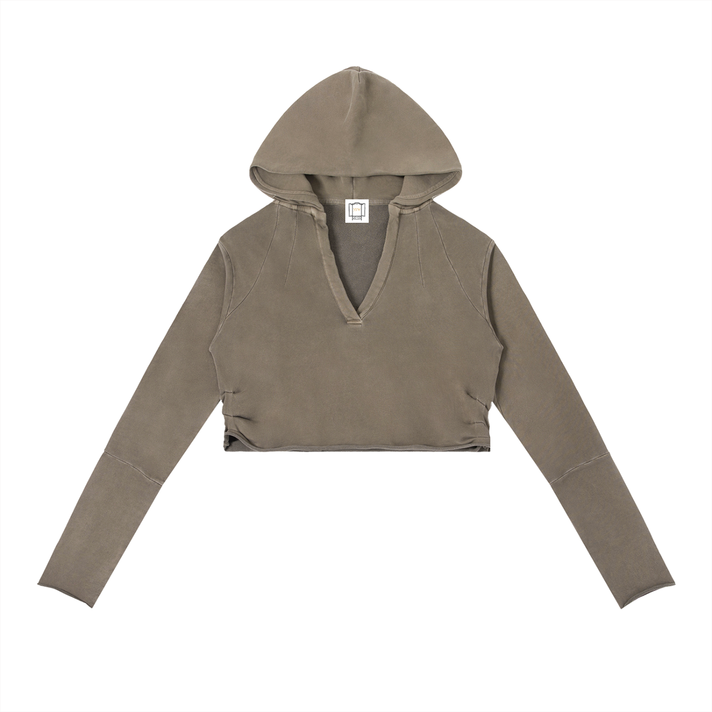 YSW Vintage Washed Raw Edge Hoodie