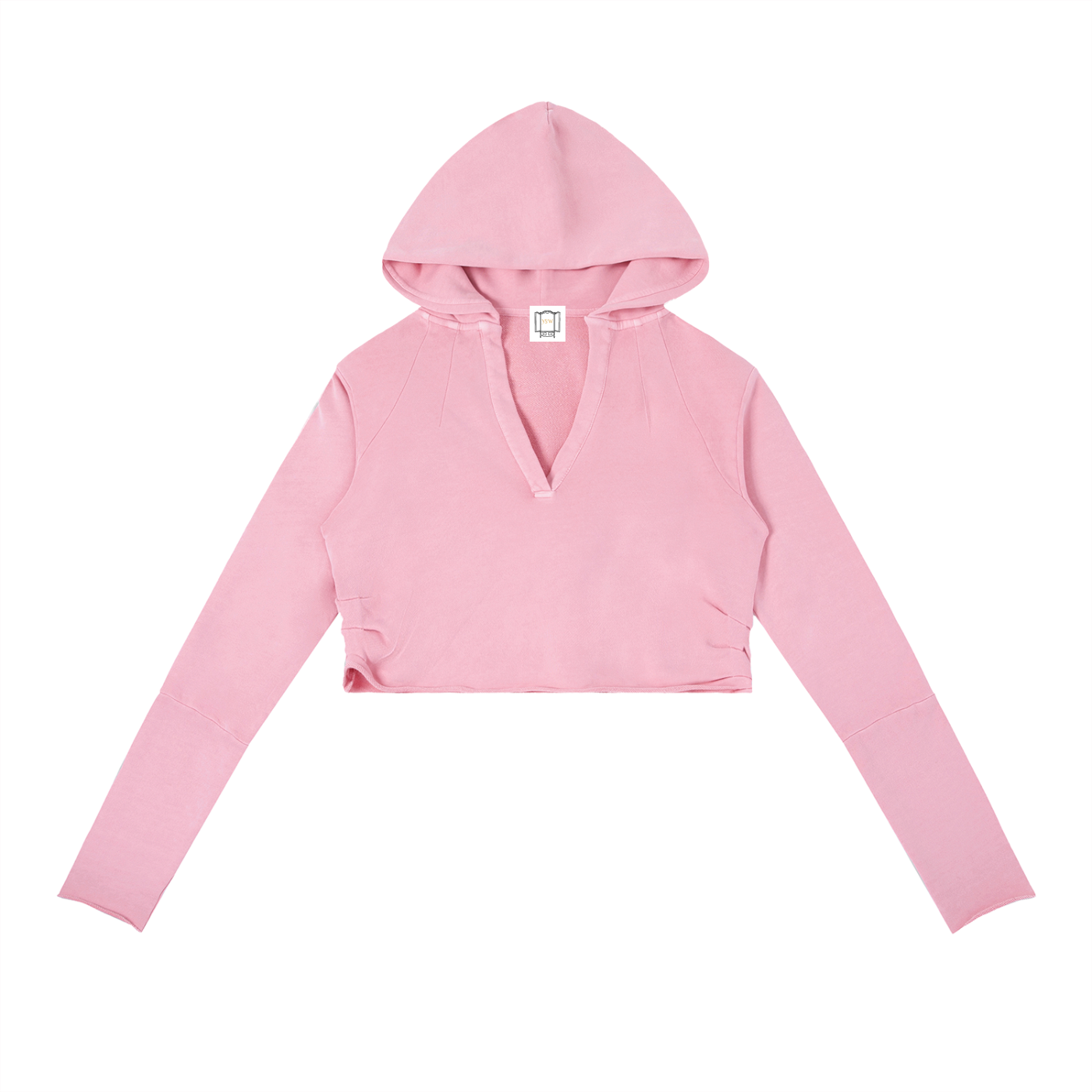 YSW Vintage Washed Raw Edge Hoodie
