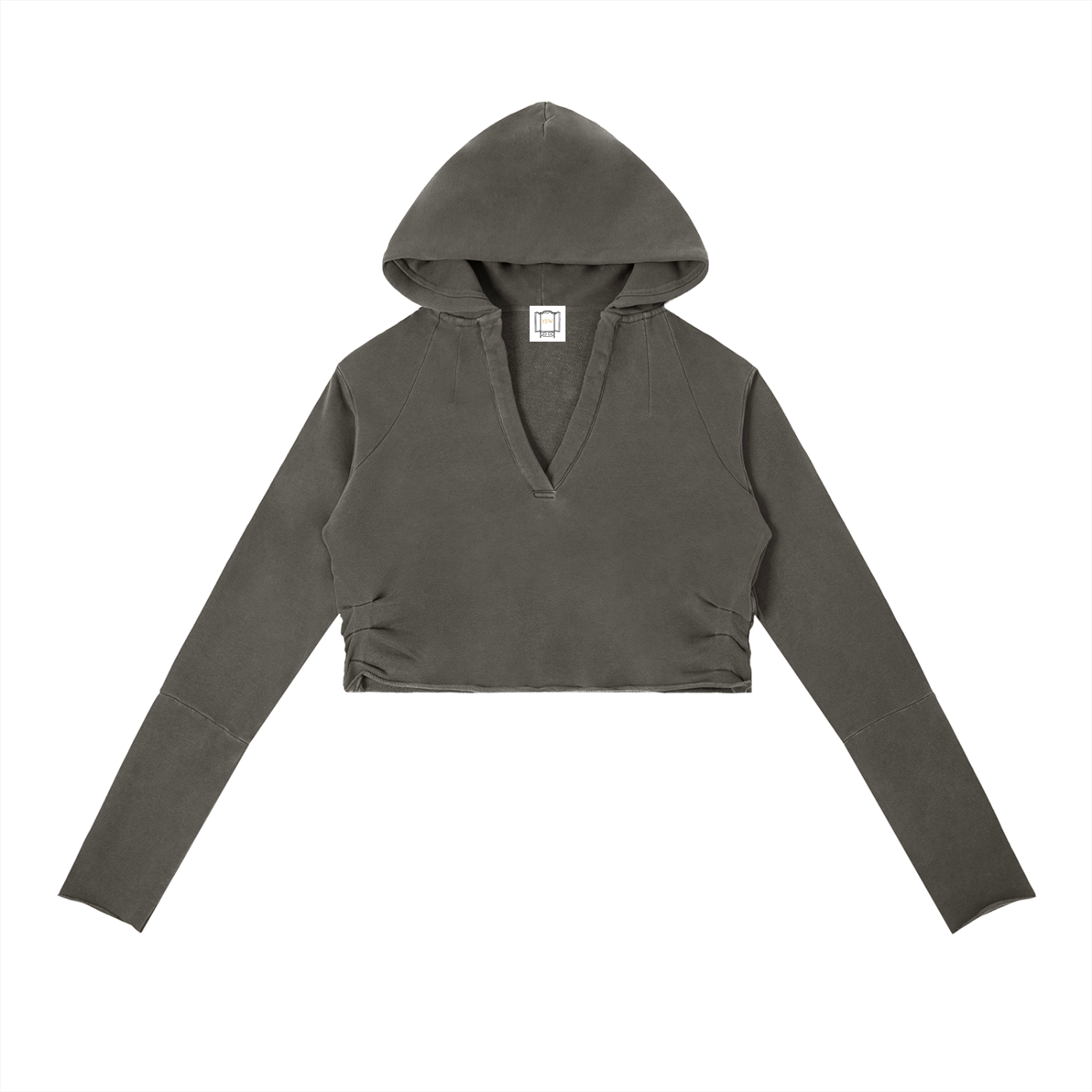 YSW Vintage Washed Raw Edge Hoodie