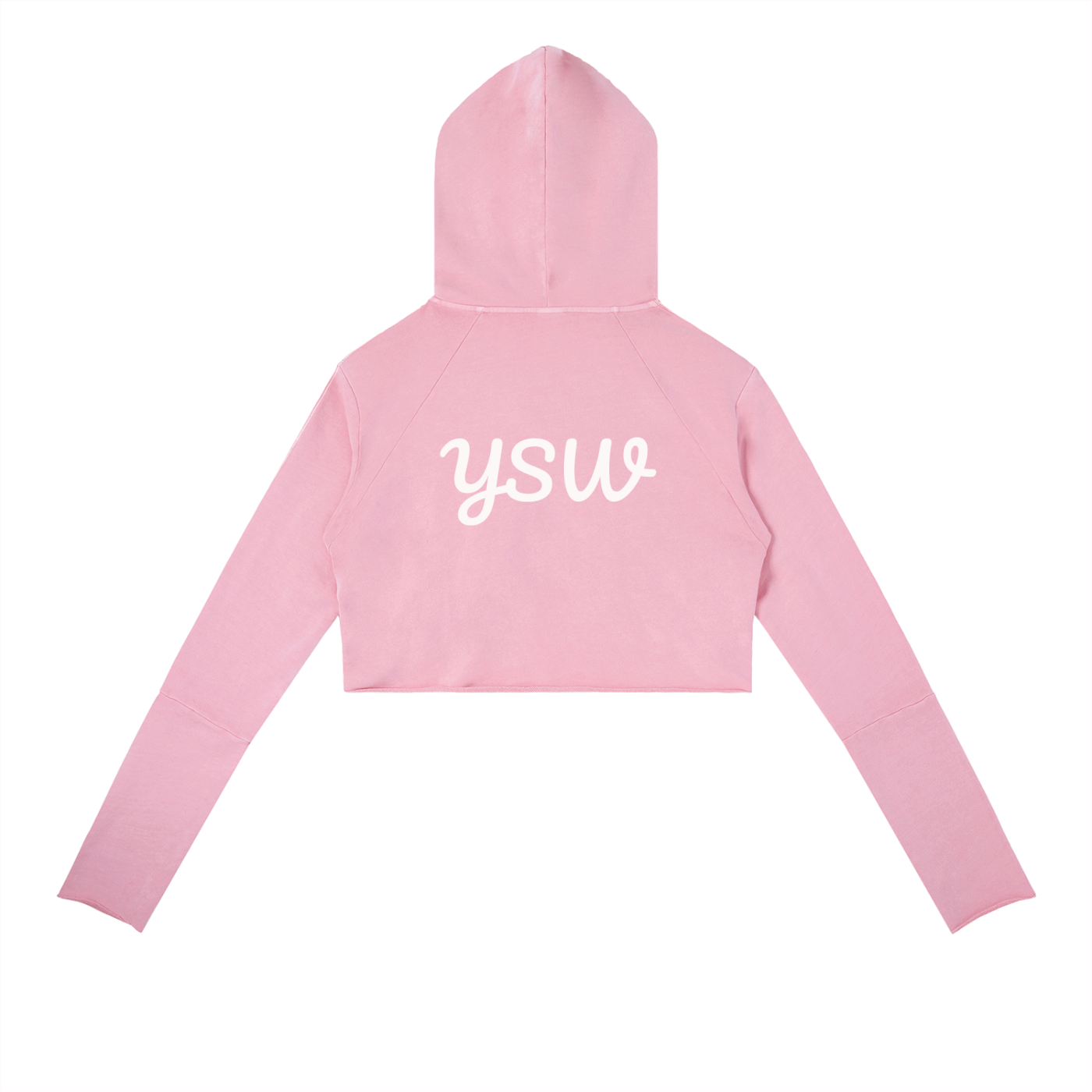 YSW Vintage Washed Raw Edge Hoodie