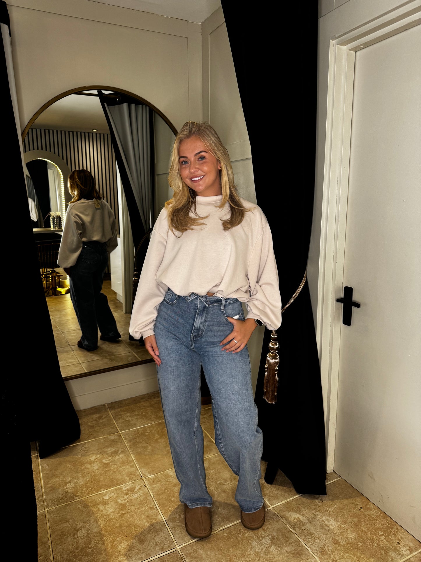 Elasticated Waist Sweatshirt