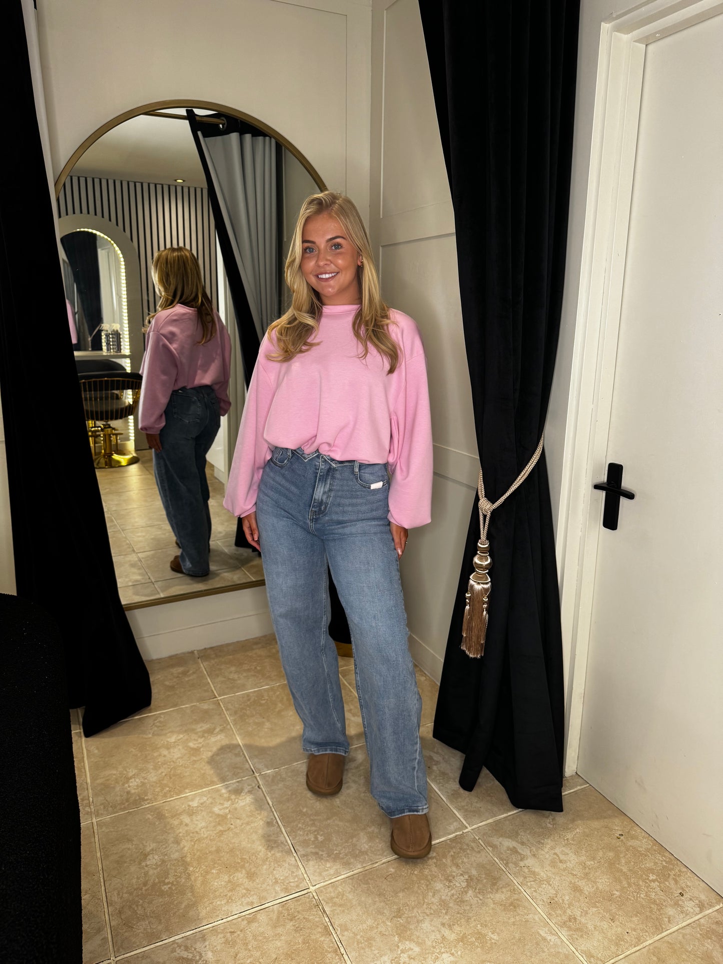 Elasticated Waist Sweatshirt