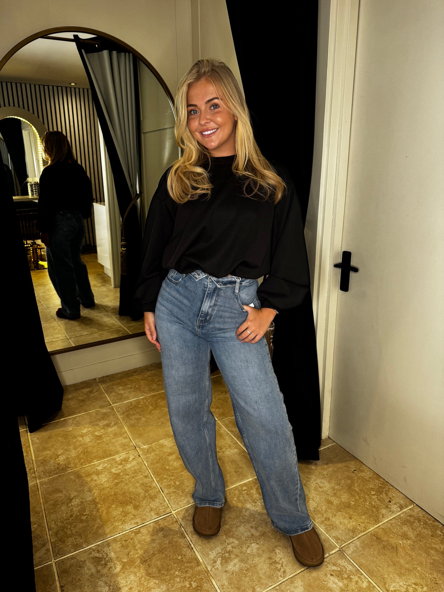 Elasticated Waist Sweatshirt
