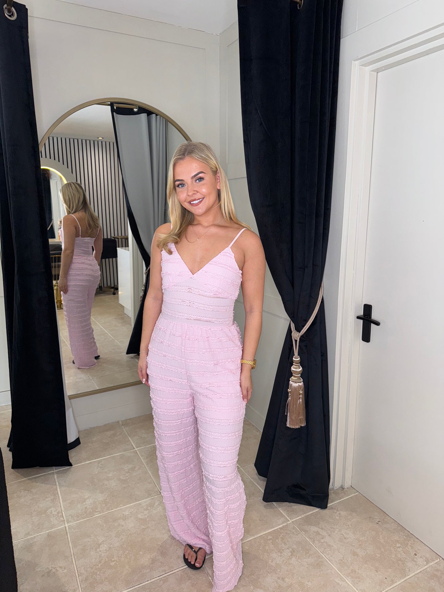 Frilled Strappy Jumpsuit