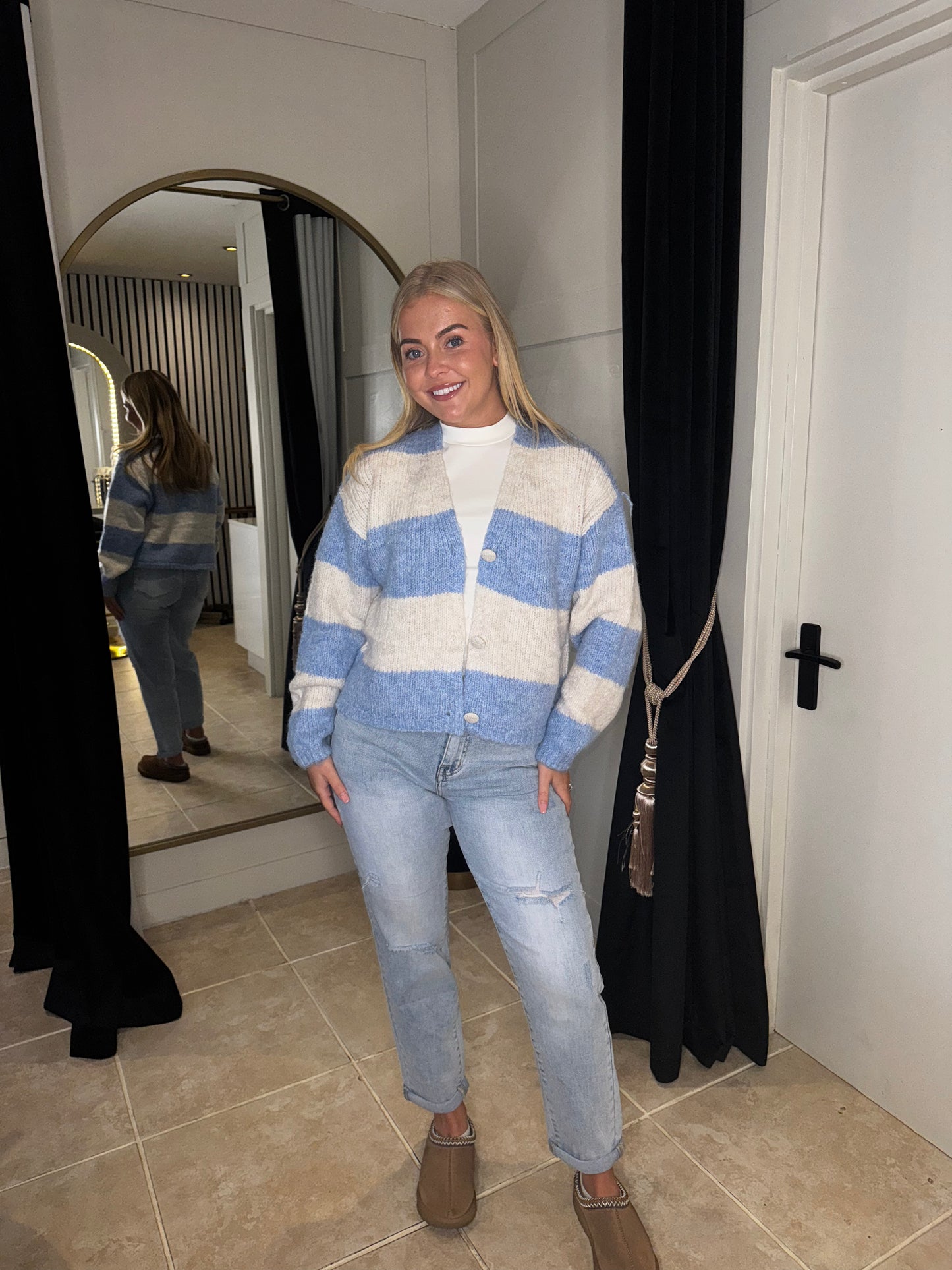 Striped Cardigan