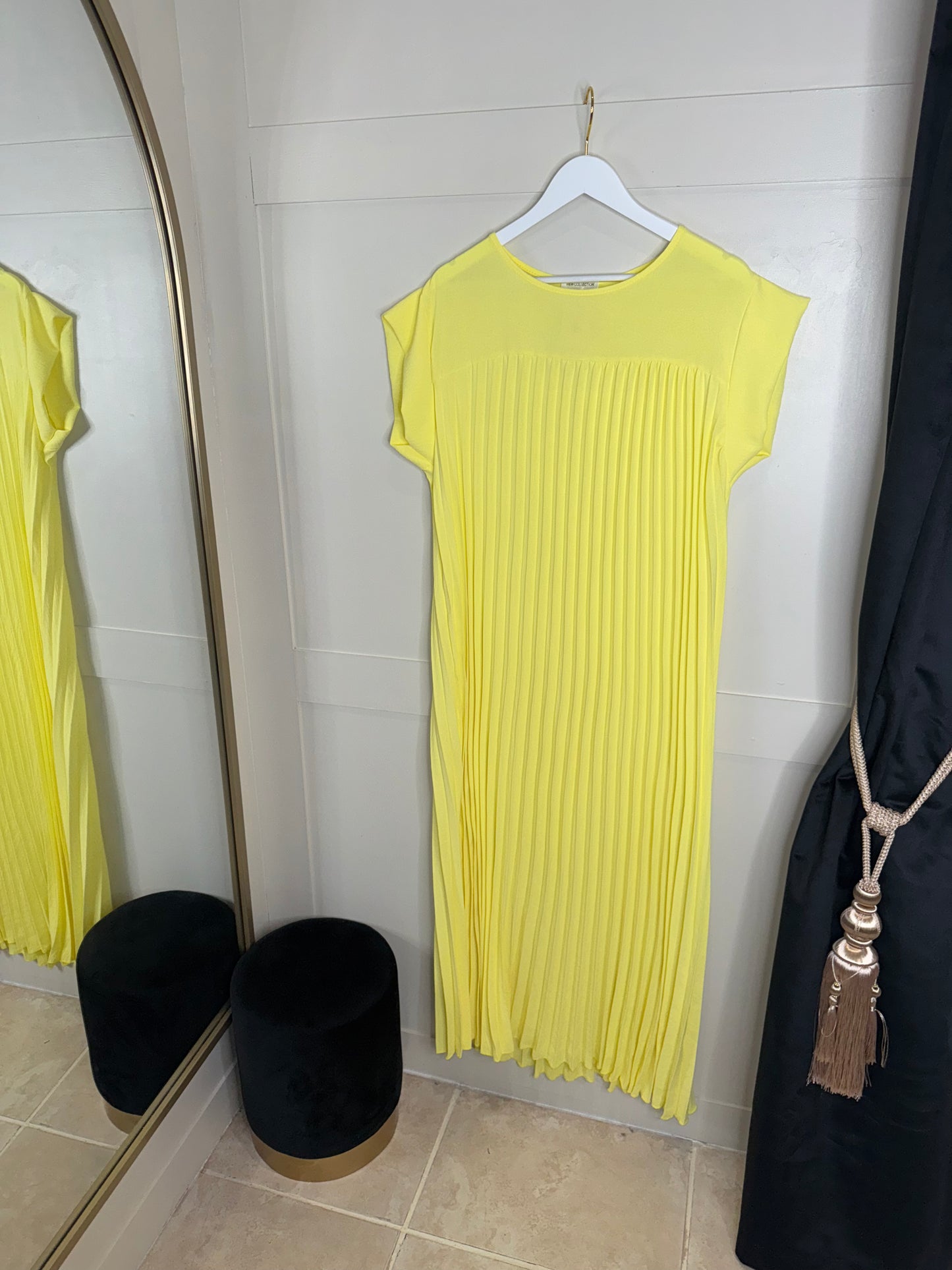Pleated Maxi Dress