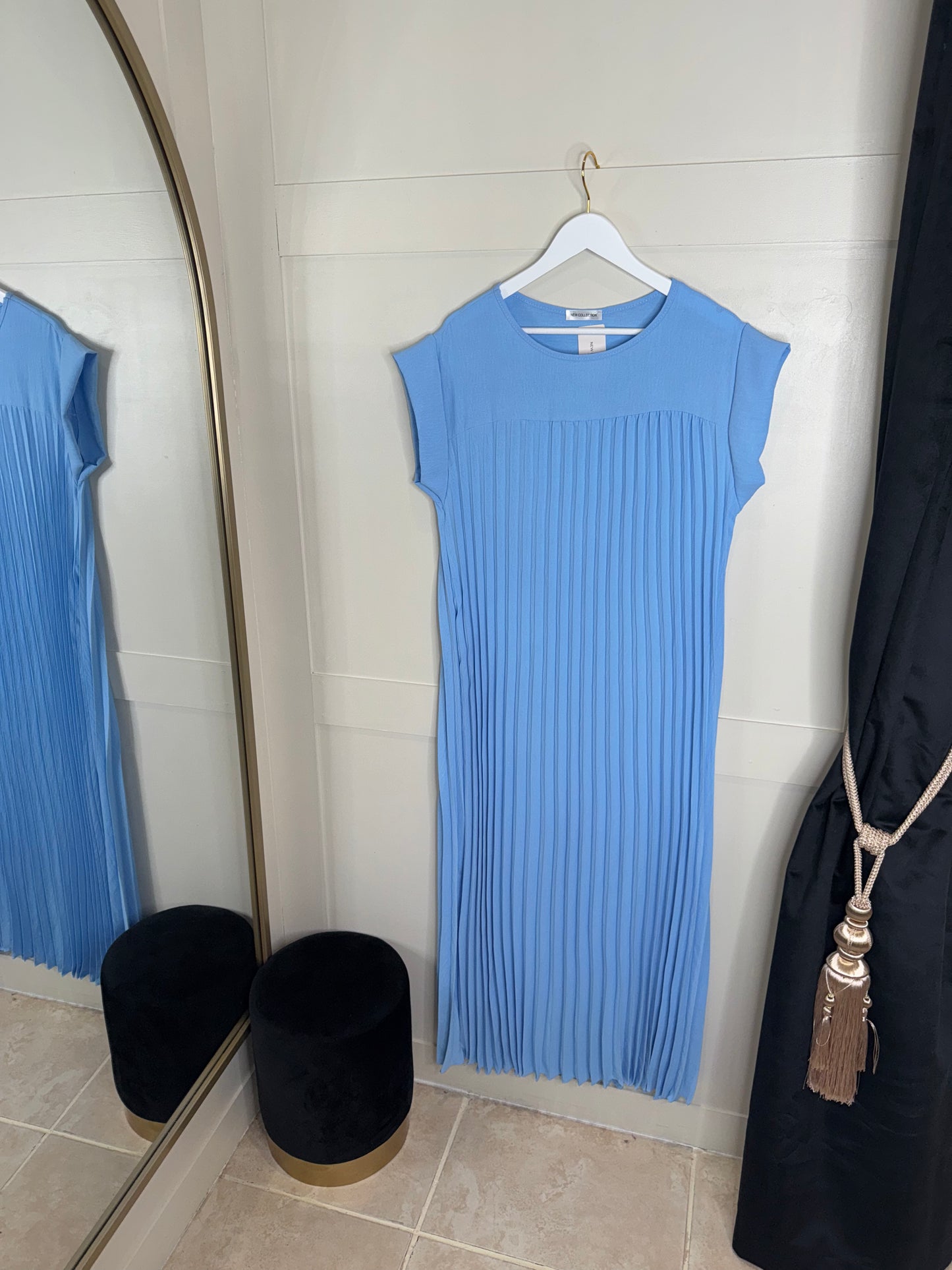 Pleated Maxi Dress