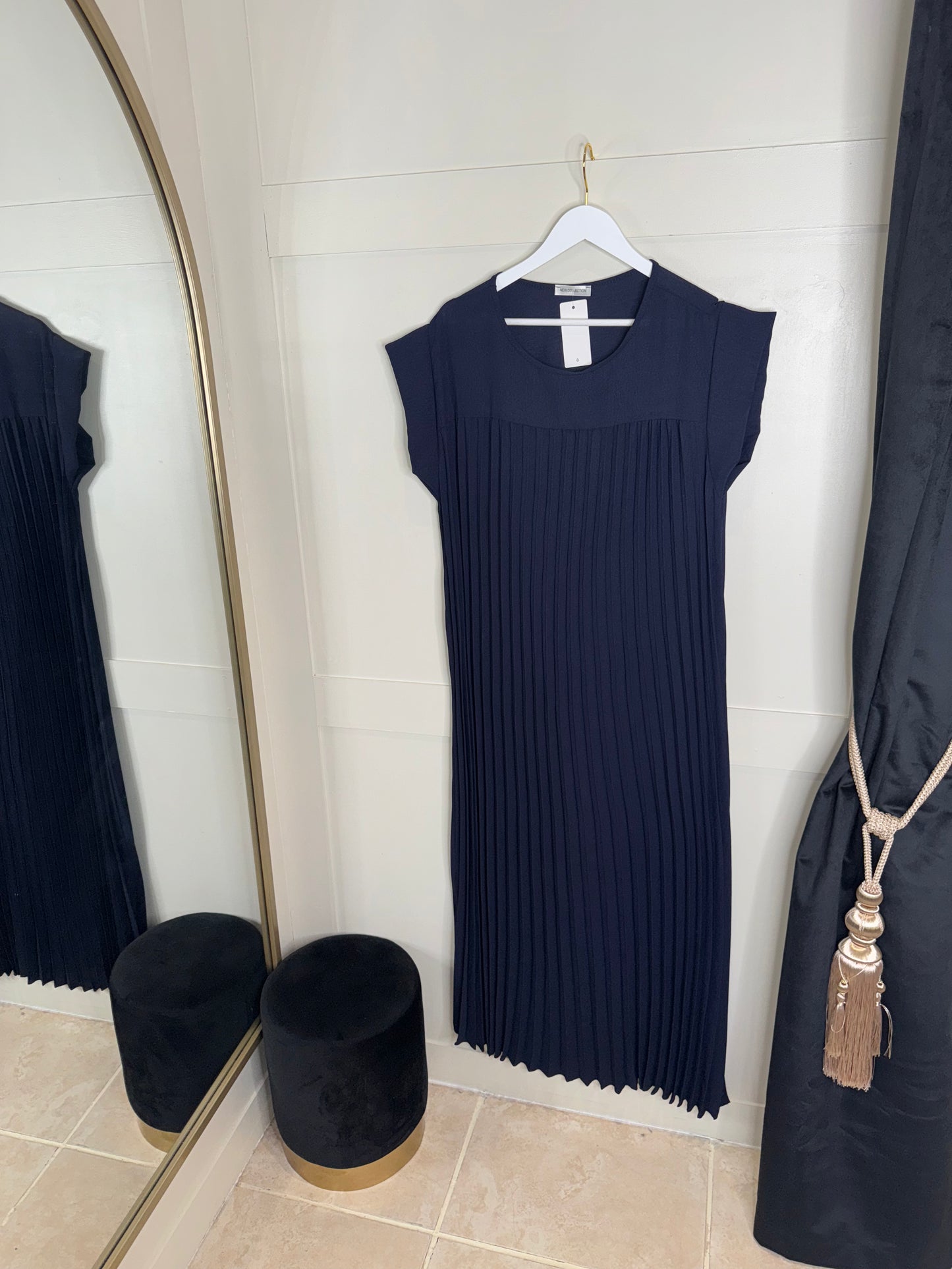Pleated Maxi Dress