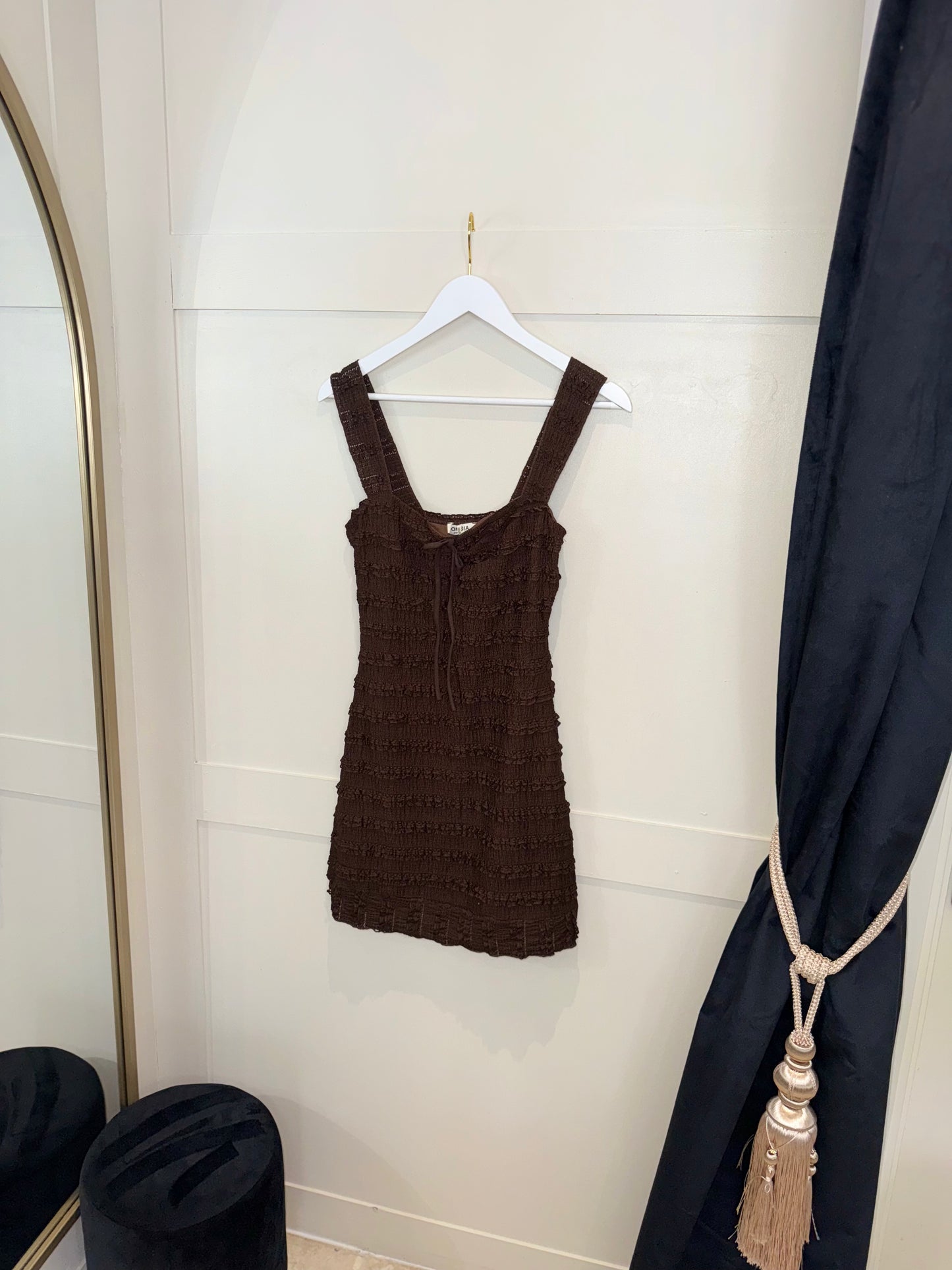 Frilled Mini Dress