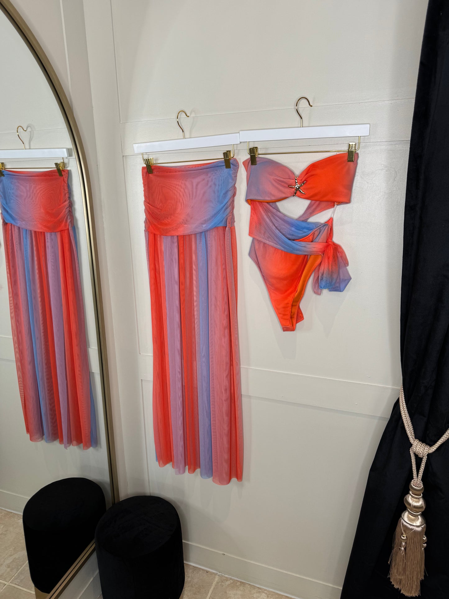 Multicoloured Starfish Beachwear Set