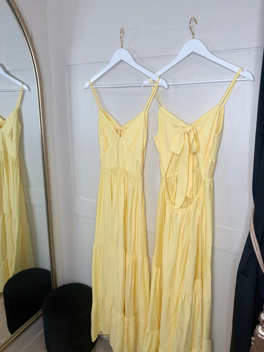 Tie Back Maxi Dress
