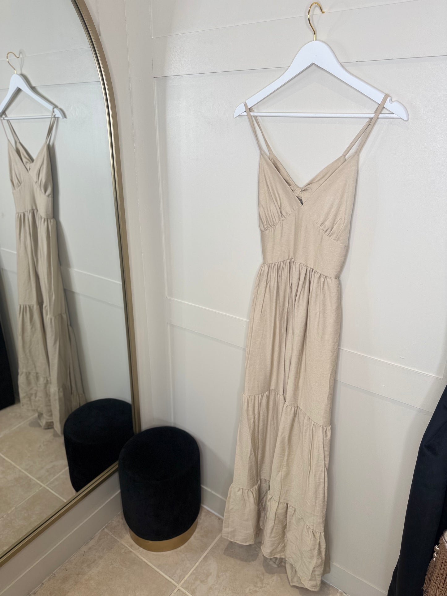 Tie Back Maxi Dress