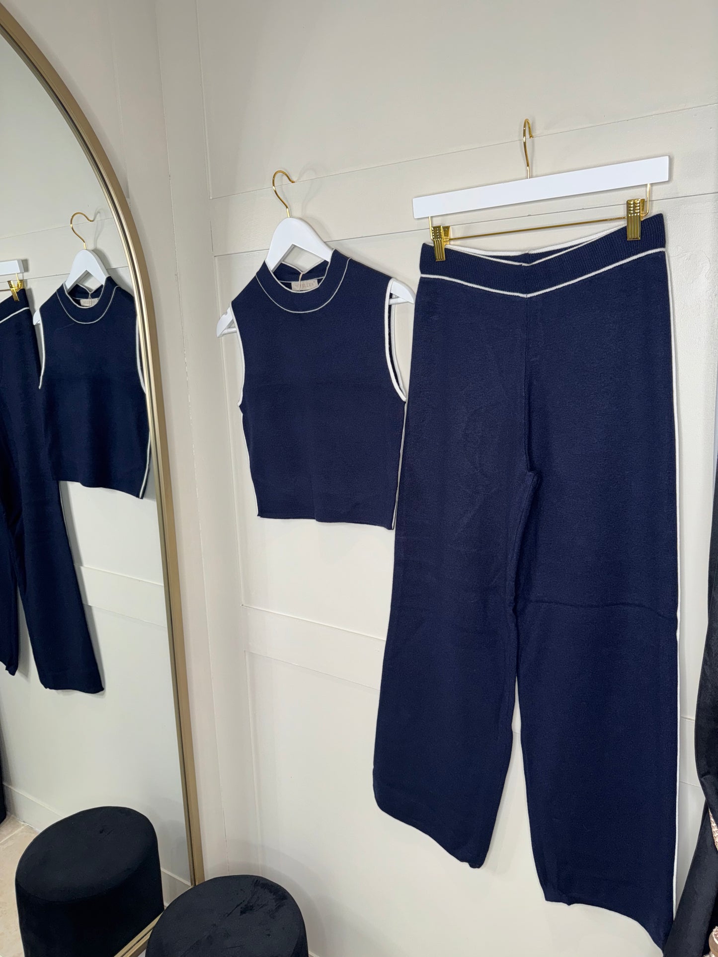 Contrast Piping Co-ord