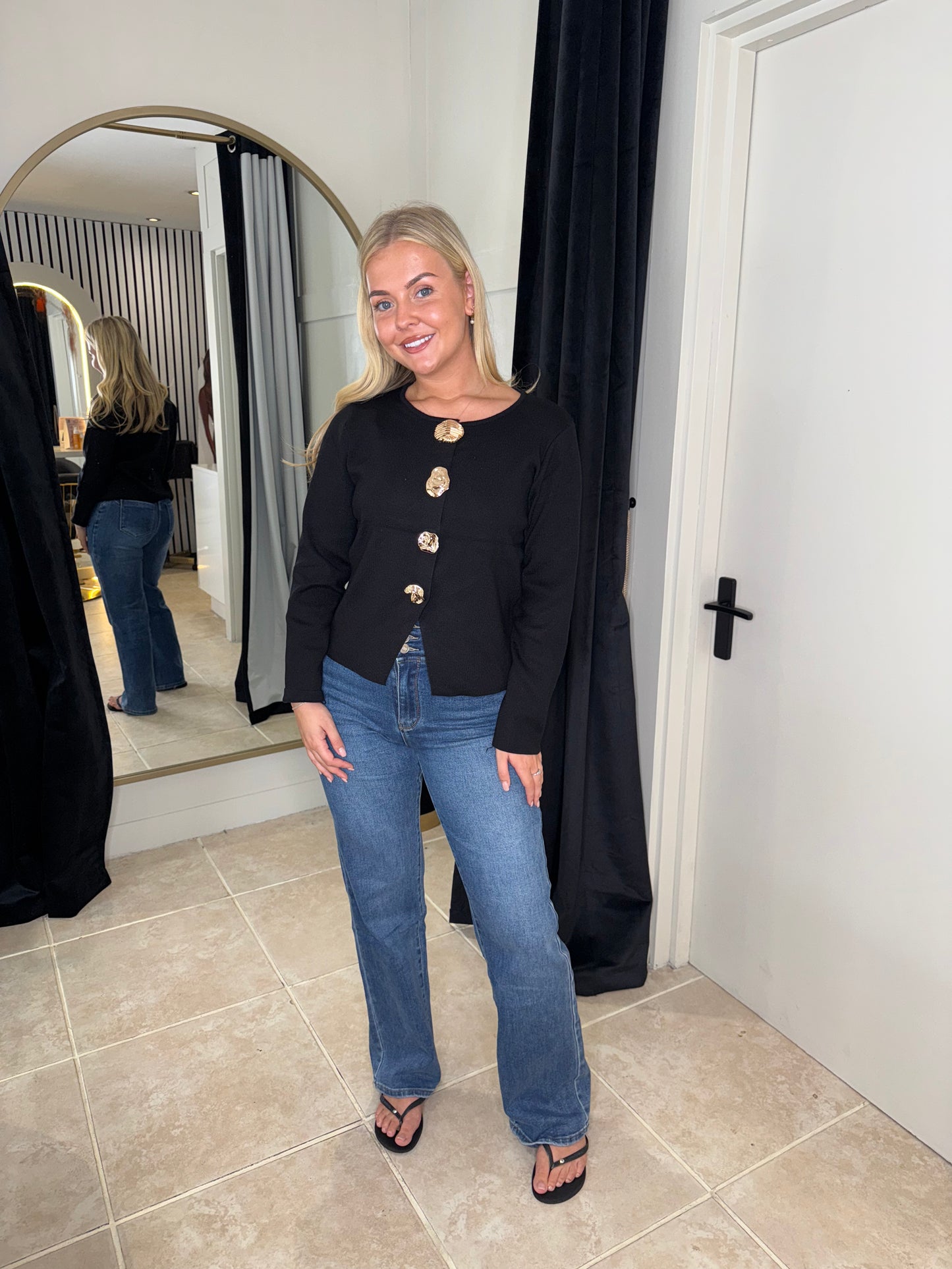 Long Sleeve Button Cardigan