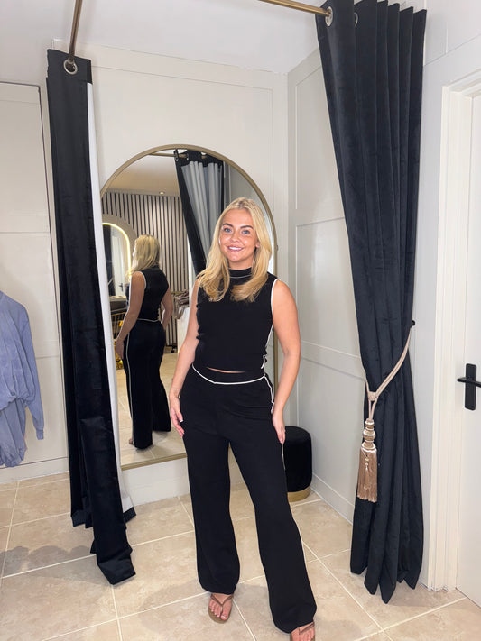 Contrast Piping Co-ord