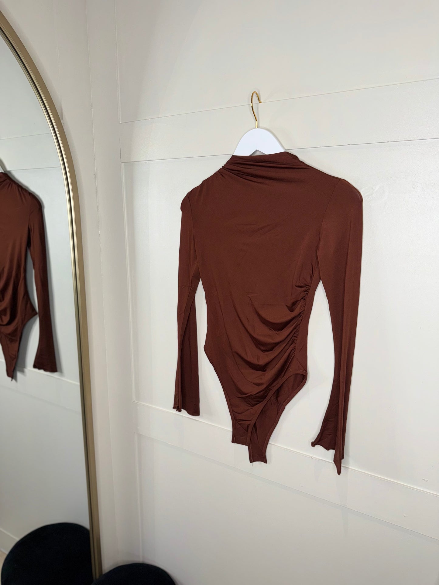 Slinky Bell Sleeve Bodysuit