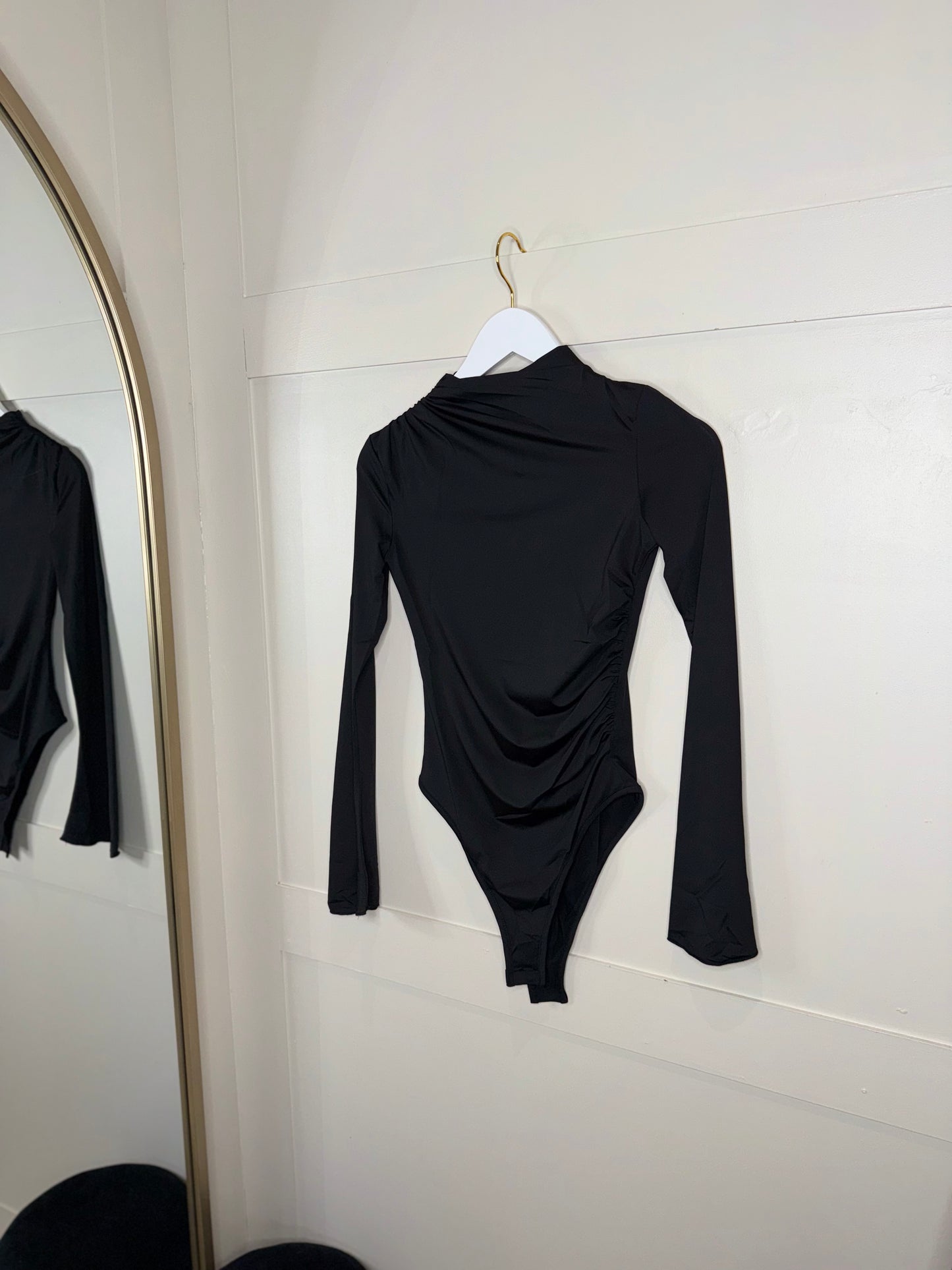 Slinky Bell Sleeve Bodysuit