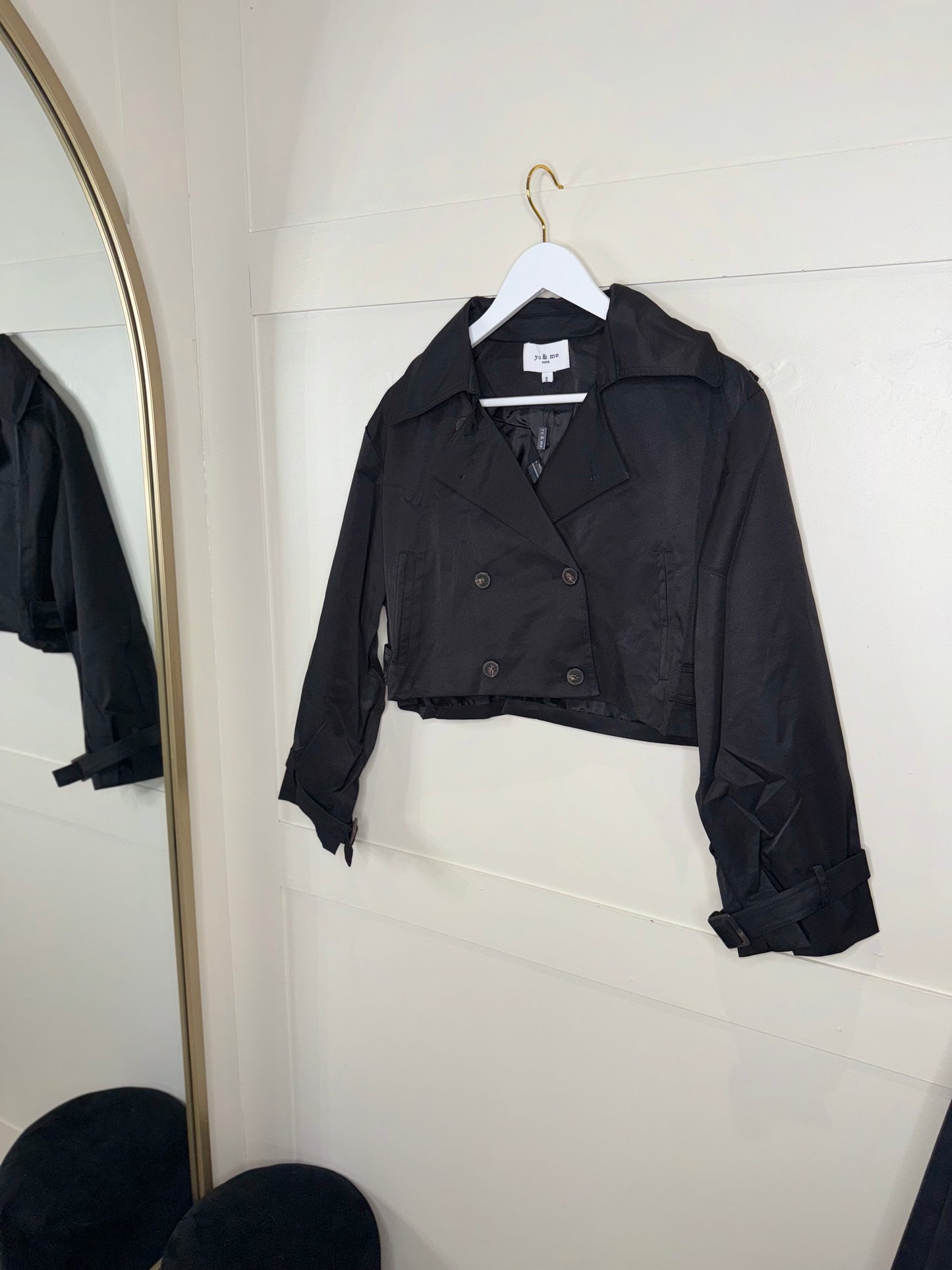Cropped Trench Jacket