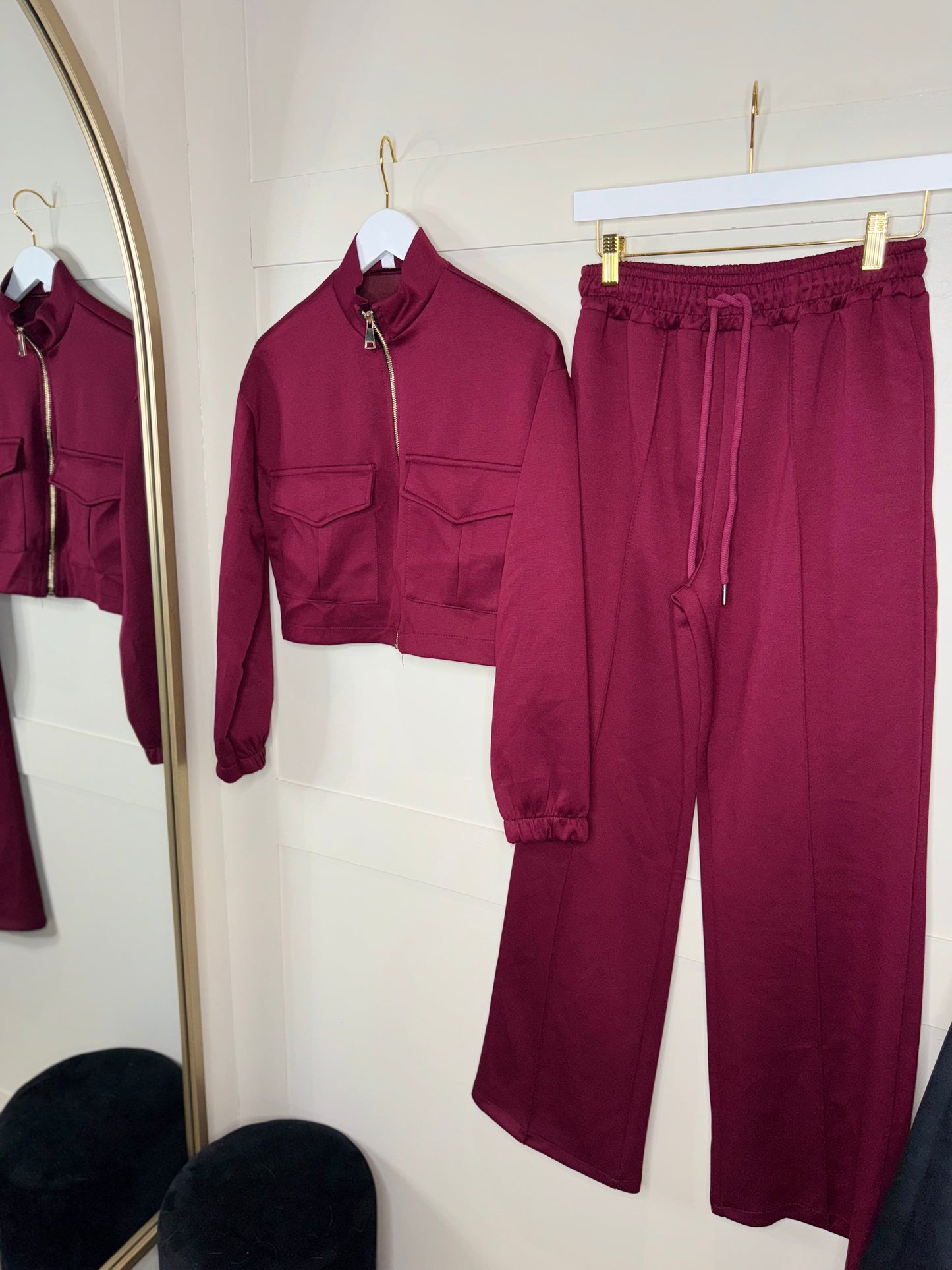 Zip Up High Neck Tracksuit