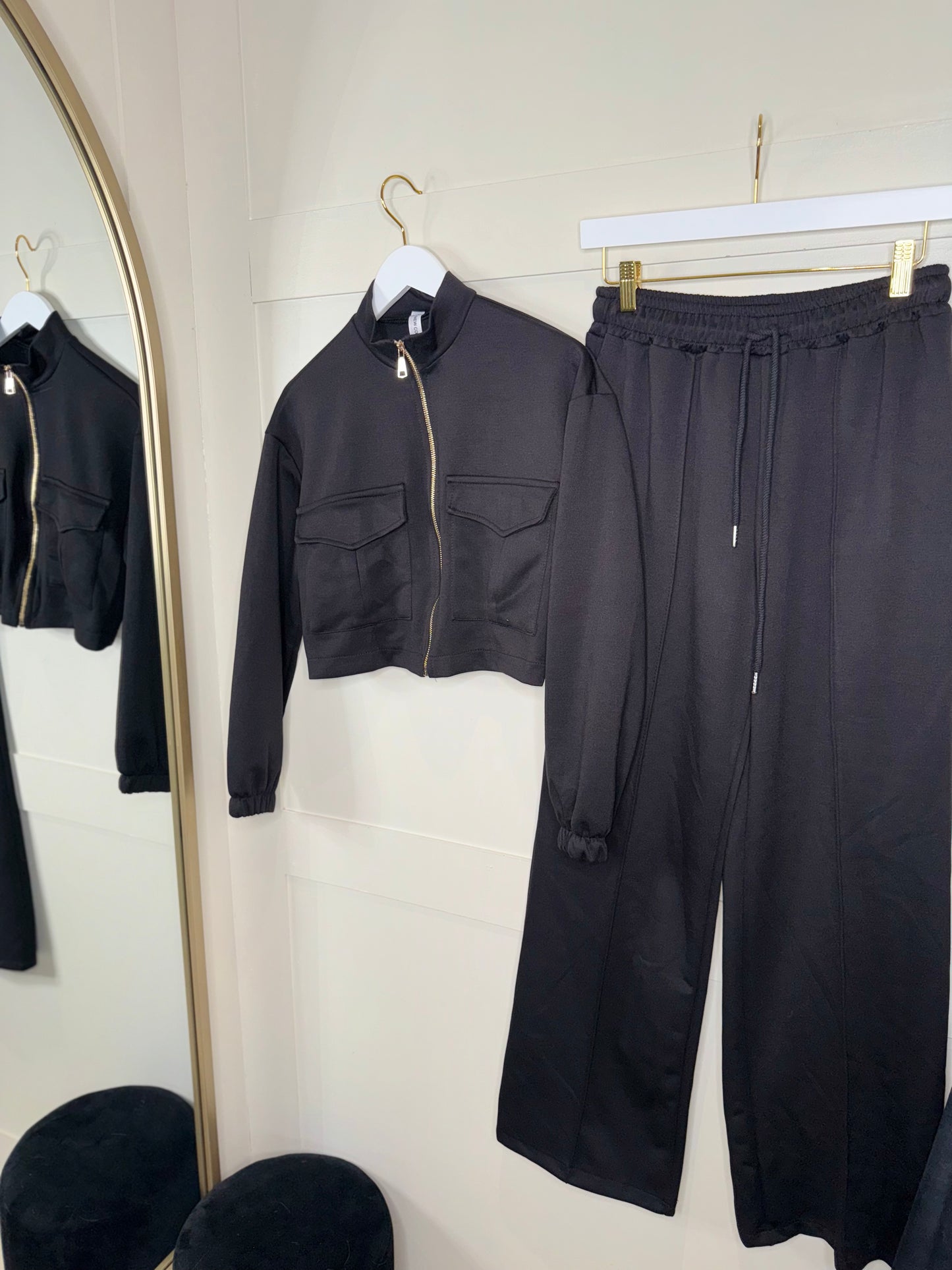 Zip Up High Neck Tracksuit