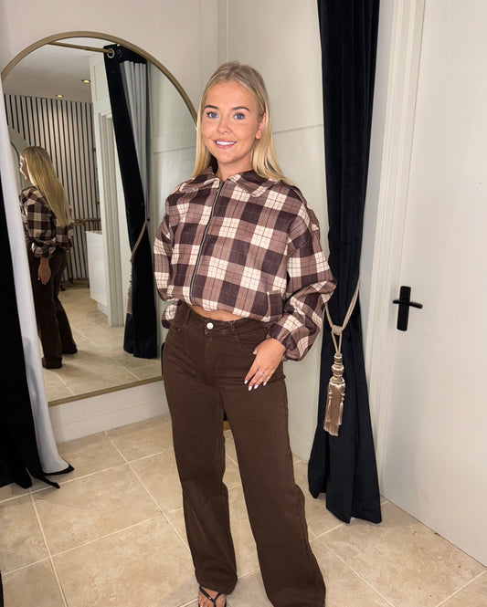 Brown Stretchy Jeans