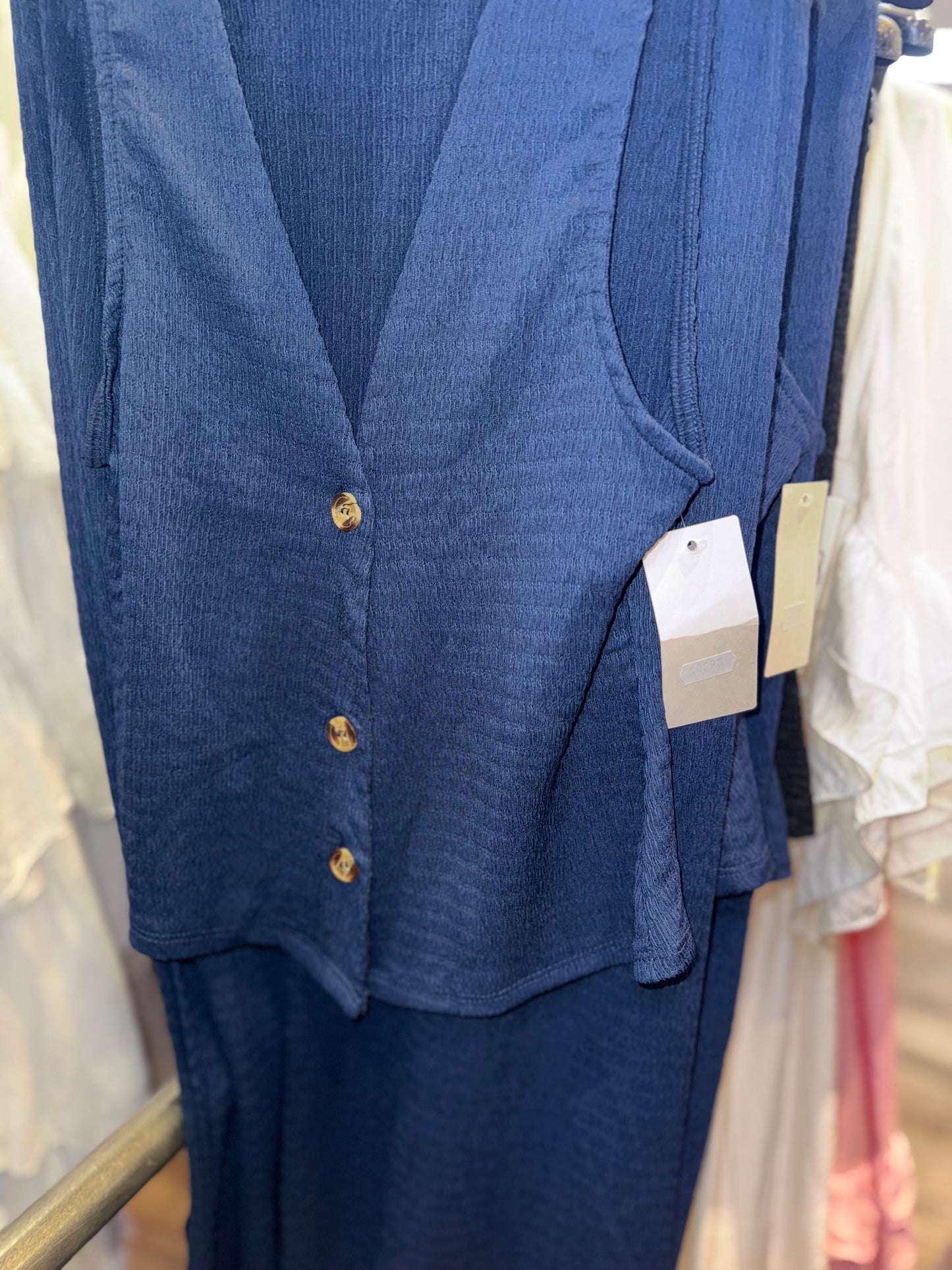 Textured Waistcoat Co-ord