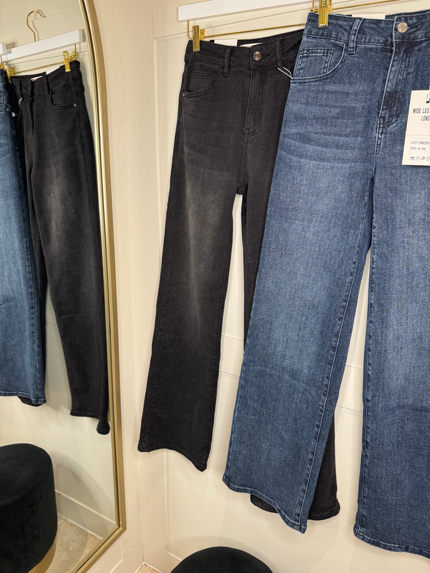 Sparkle Wide Leg Jeans