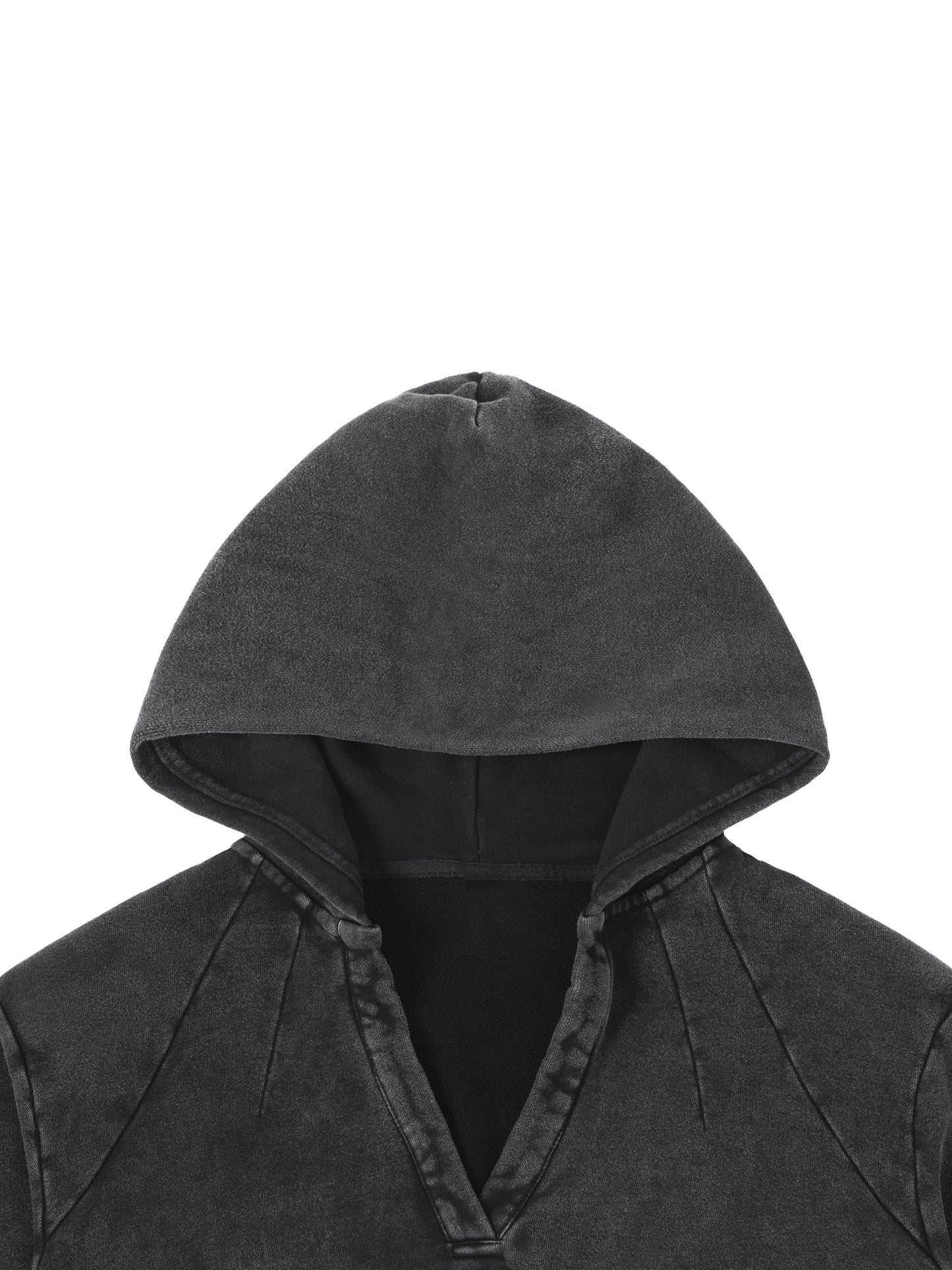 YSW Vintage Washed Raw Edge Hoodie